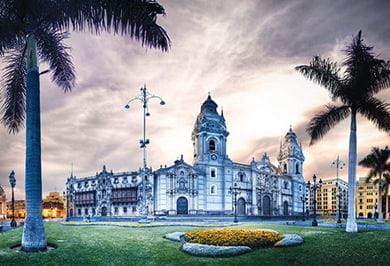The enchancting Lima Cathedral and Plaza de Armas