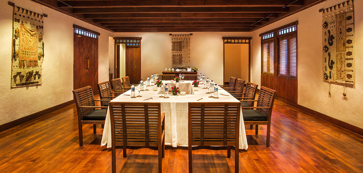 Conference and meeting room at The Oberoi Beach Resort Lombok