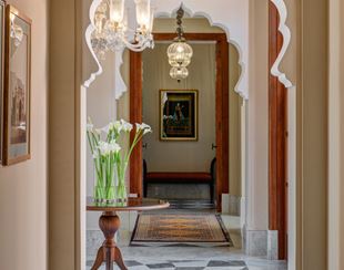 Exterior view of royal villa at The Oberoi Marrakech, Morocco