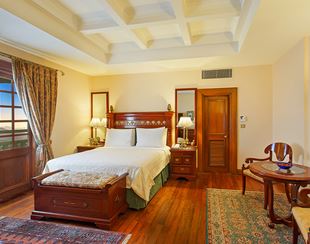 Luxurious hotel room at The Oberoi Cecil, Shimla, five-star accommodation