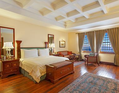 Luxurious room in a five-star hotel, The Oberoi Cecil, Shimla