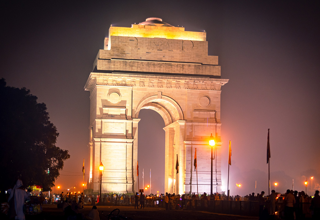 Luxury setting at The Oberoi New Delhi, 5 star hotel.