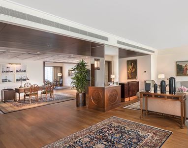 Kohinoor suite interior at The Oberoi New Delhi, 5 star hotel.