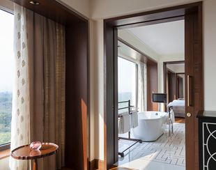 Kohinoor suite interior at The Oberoi New Delhi, 5 star hotel.