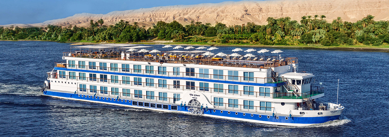 Video thumbnail featuring The Oberoi Philae Luxury Nile Cruise deck