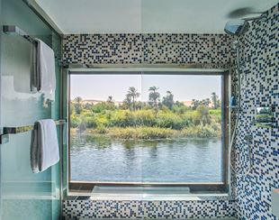 Cozy luxury cabin setup – Oberoi Zahra Nile Cruise experience