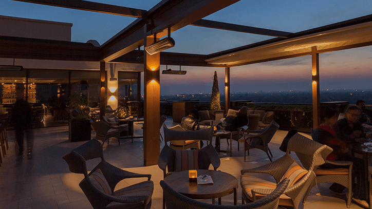 Cirrus 9 Roof Top Bar, Best 5 Star Bar in Delhi | The Oberoi Delhi, TOND