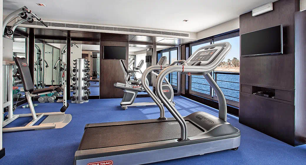 Gym at The Oberoi Philae Luxury Nile Cruiser