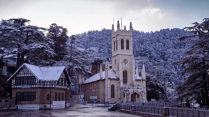 Christ Church at Mall Road, Shimla