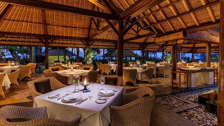 Kura Kura Restaurant at The Oberoi Beach Resort Balic