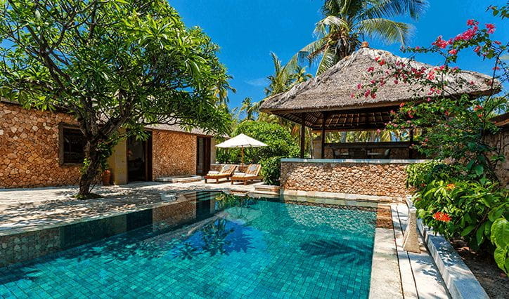 Villa Offer at 5 Star Luxury Resort The Oberoi Beach Resort Lombok