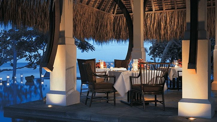 The Restaurant at The Oberoi Beach Resort Mauritius