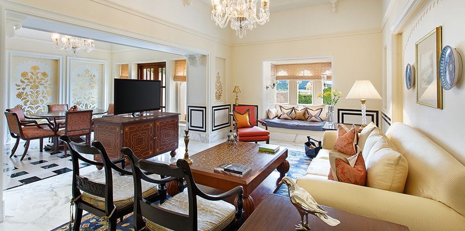 Udaivilas - Luxury Suite Drawing Room