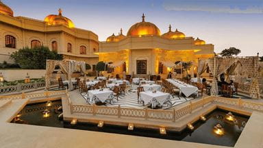 Chandni, the al fresco dining area at the resort