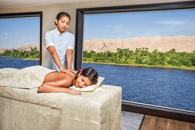 The Oberoi Spa on the luxury cruiser