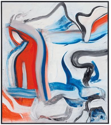 An untitled artwork by Willem de Kooning