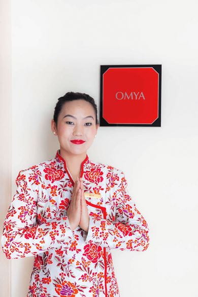 A member of the staff at The Oberoi, New Delhi attired in the new uniform