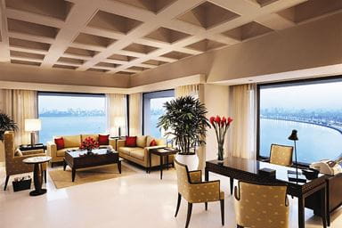 The Living Room in the Kohinoor Presidential Suite at The Oberoi, Mumbai