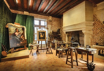 The workshop of Leonardo da Vinci at the Château 