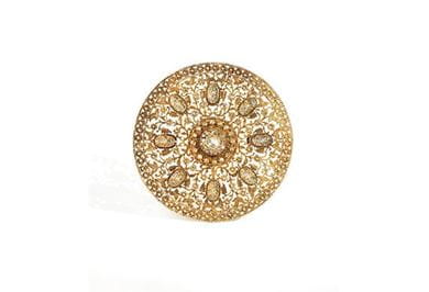 Gold and diamond hair ornament, ca 1900, Western India. Copyright, Servette Overseas Ltd. Photo by Prudence Cuming Associates 