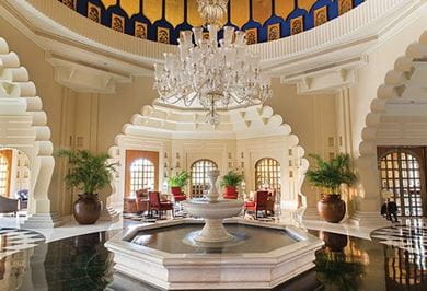 The lobby of The Oberoi Grand, Kolkata