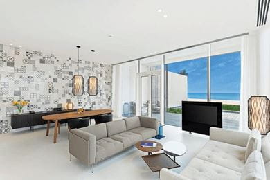 One of the luxurious rooms at The Oberoi Beach Resort, Al Zorah 
