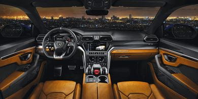Design at Lamborghini is not just about creating a sleek exterior but also luxurious interiors anima