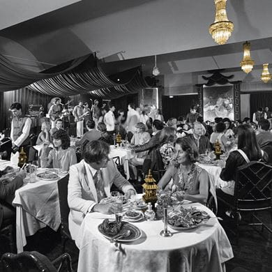Cafe Chinois at The Oberoi, New Delhi in 1970