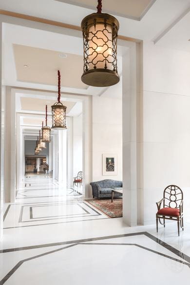 The lobby at The Oberoi New Delhi