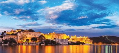 The City Palace in Udaipur