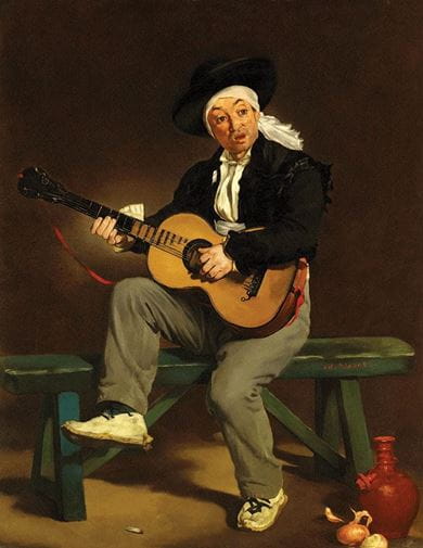 The Spanish Singer by Edouard Manet