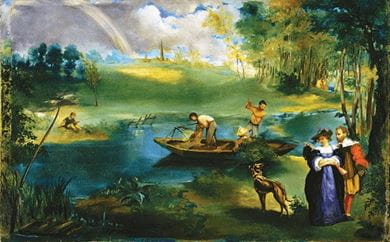 Fishing by Edouard Manet