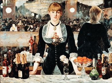 Bar at Folies Bergeres by Edouard Manet