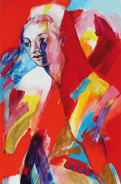 Art by Dutch Artist Lou Thissen for the packaging of Ginarte