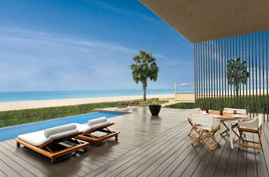 View of the Two Bedroom Villa of The Oberoi Beach Resort, Al Zorah