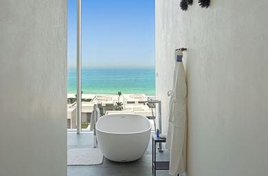 Main pool of The Oberoi Beach Resort Al Zorah