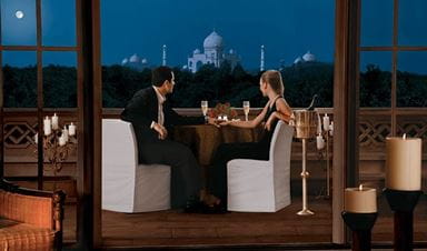 Private Balcony Dining Experience at The 5 Star Resort in Agra, The Oberoi Amarvilas