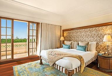 Deluxe Suite with Balcony at 5 Star Luxury Hotel in Agra The Oberoi Amarvilas