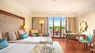 Premier Room with Balcony at 5 Star Resort in Agra, The Oberoi Amarvilas