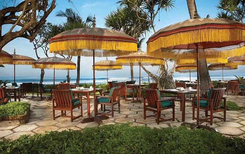Frangipani Cafe Al Fresco Dining in Bali at The Oberoi Beach Resort Bali