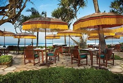 Frangipani Cafe Al Fresco Dining in Bali at The Oberoi Beach Resort Bali