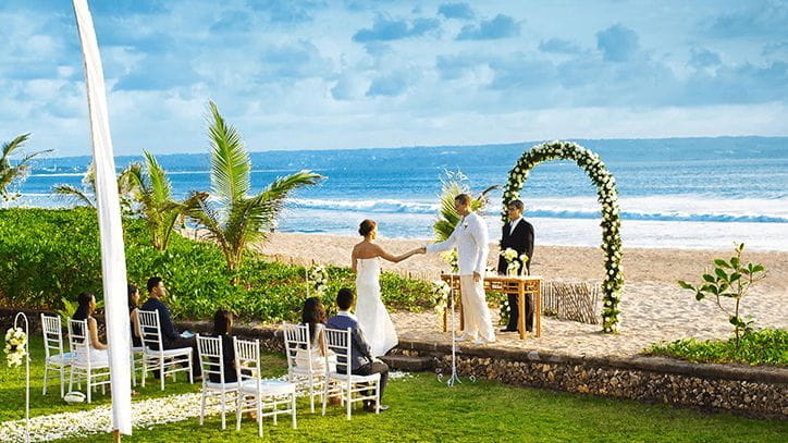 Garden by The Sea Luxury Events Venue at The Oberoi Beach Resort Bali
