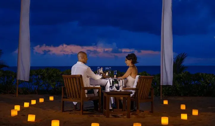 Exotic Candlelight Dinner Experience in Bali at 5 Star Beach Resort The Oberoi Bali
