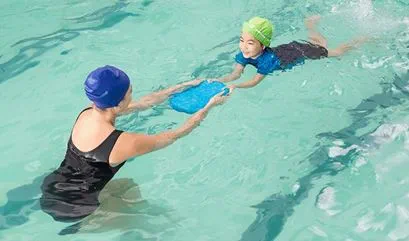 Swimming Lesson at The Oberoi Beach Resort Bali