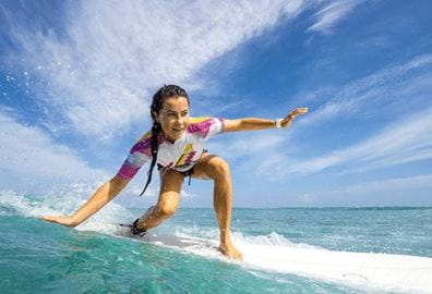 Surf School Experience in Bali by 5 Star Luxury Beach Resort The Oberoi Bali
