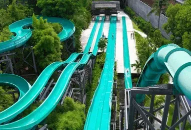 Waterbom Bali Experience in Bali at Luxury Resort The Oberoi Beach Resort Bali