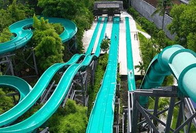 Waterbom Bali Experience in Bali at Luxury Resort The Oberoi Beach Resort Bali