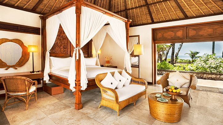 Luxury Villas with Ocean View at Best 5 Star Resort The Oberoi Beach Resort Bali