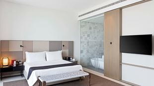 Deluxe Suites with Private Garden at 5 Star Luxury Resort The Oberoi Beach Resort Al Zorah