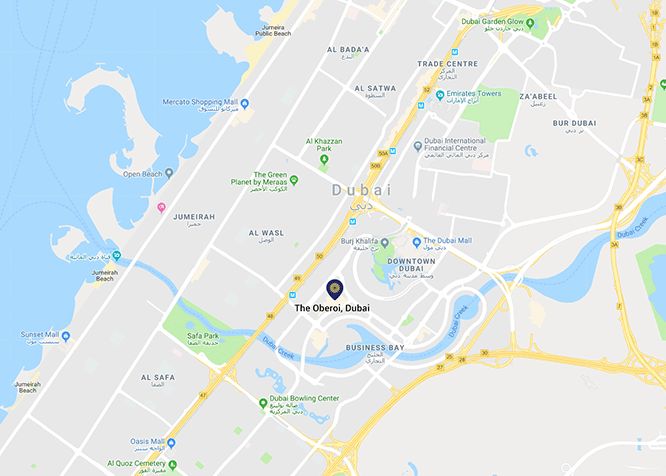 Dubai Hotel Map - Dubai Overview
